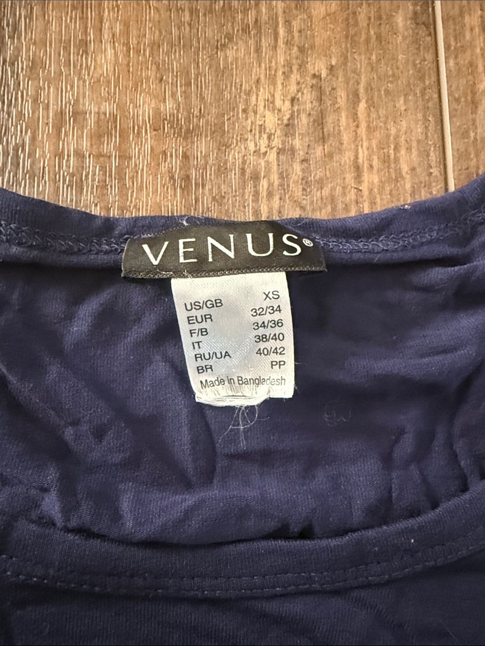 VENUS Navy Ruched Midi Dress - Picture 3 of 3